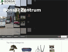 Tablet Screenshot of bonsai.de