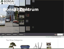 Tablet Screenshot of bonsai.eu