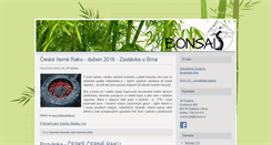 Desktop Screenshot of bonsai.cz