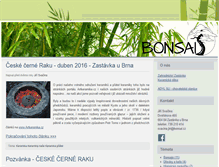 Tablet Screenshot of bonsai.cz